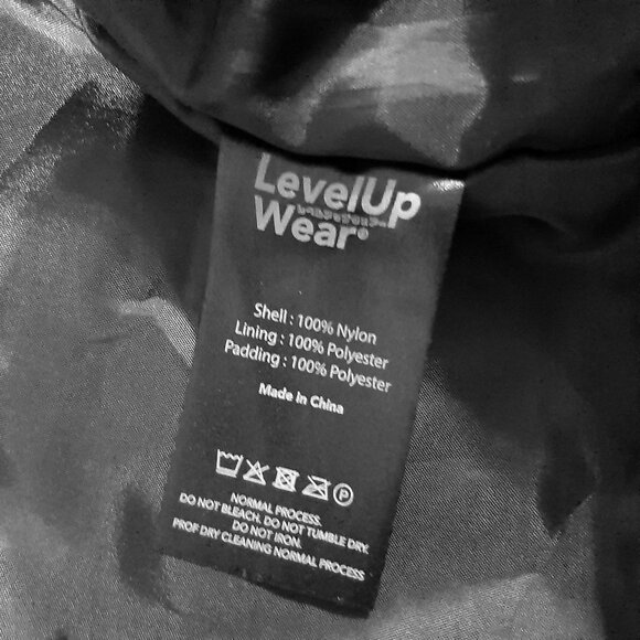 Amazon AWS re:Invent Convention jacket Men's Large Full-Zip Black Satin Bomber - Picture 3 of 9